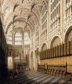  henry - das Innere von Henry VII Kapelle in westminster abbey Canaletto